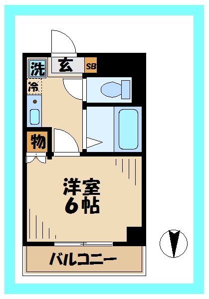 【稲城市矢野口のマンションの間取り】