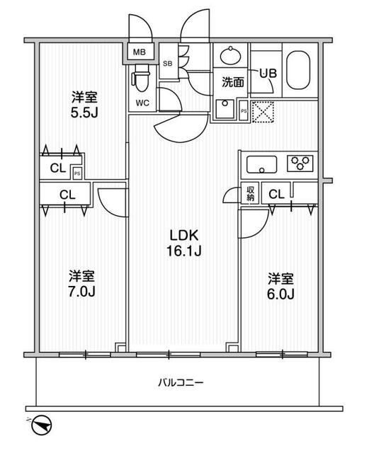 【ＬＩＭＥ　ＲＥＳＩＤＥＮＣＥ　ＨＩＫＩＦＵＮＥの間取り】