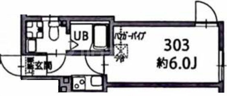 足立区西新井のアパートの間取り