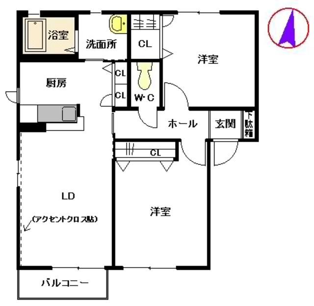 フォーレスＭ・Ｓ　I棟の間取り