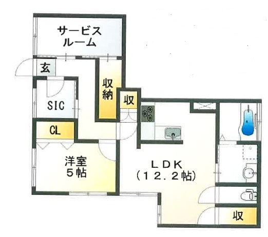 グランデール和合の間取り