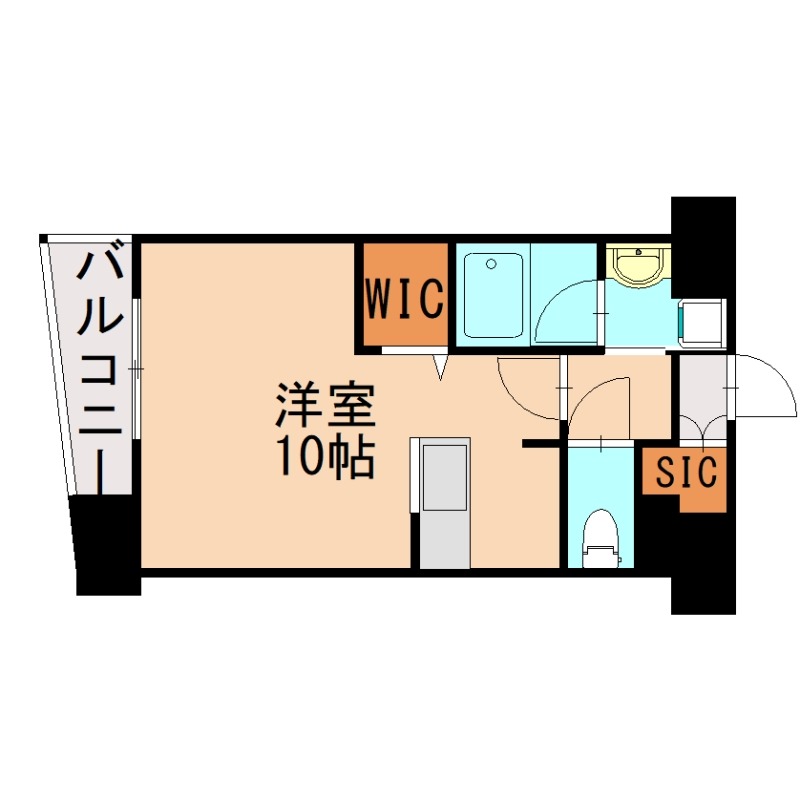 ラクレイス香椎駅前の間取り