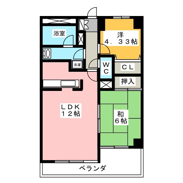 ツインシティヴェール高崎の間取り