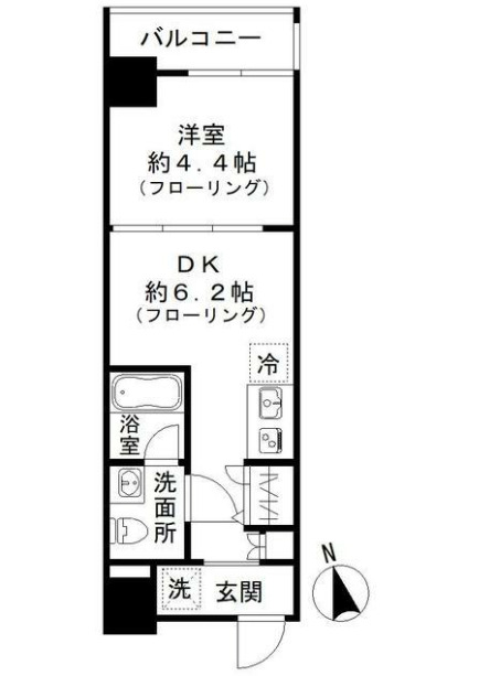 スパシエ大森の間取り