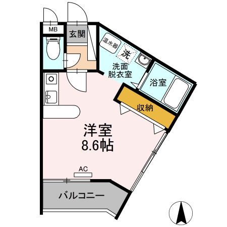 【ロッヂングスオークの間取り】