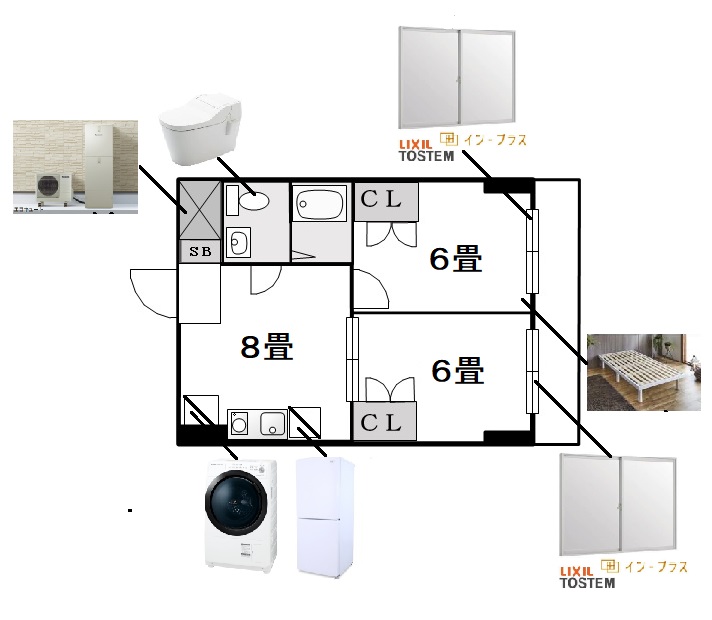 サンシープラザの間取り