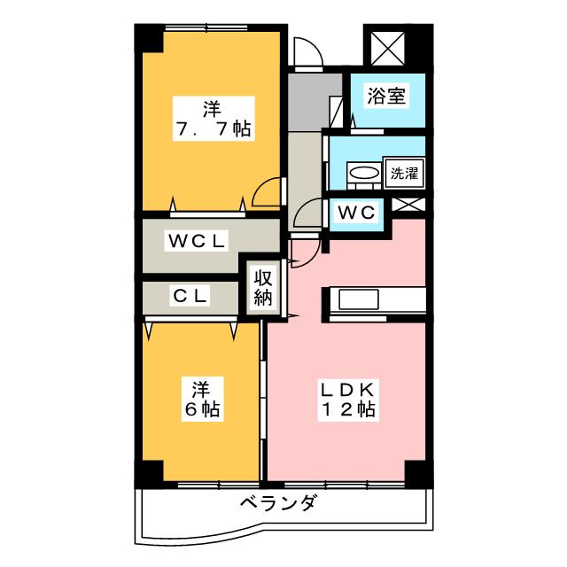 サンフォレストの間取り