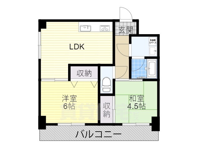 堺市堺区大町西のマンションの間取り