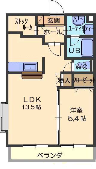 ヒルズレインボーの間取り