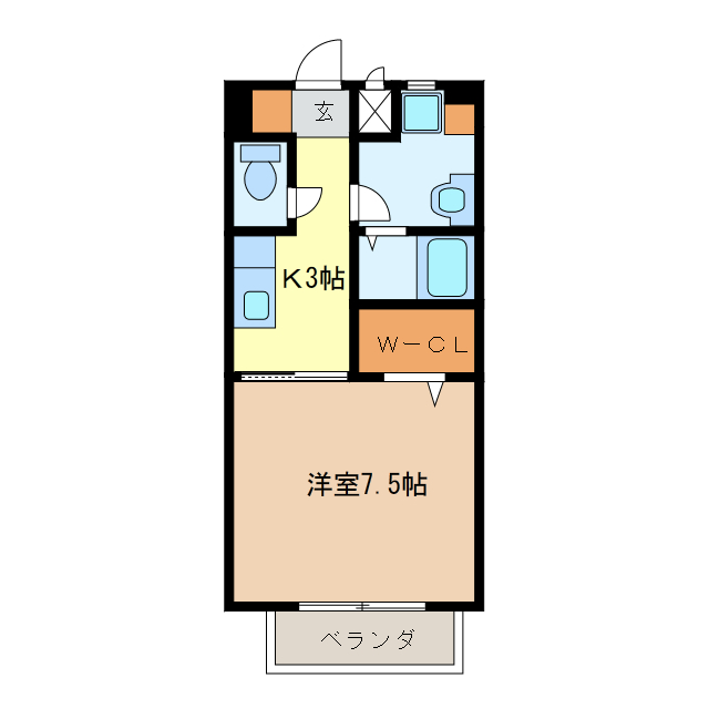 NEU　HAUS　IIの間取り