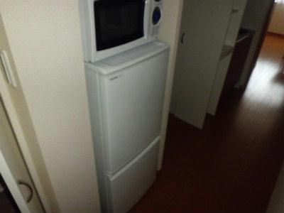 その他　冷蔵庫と電子レンジ。