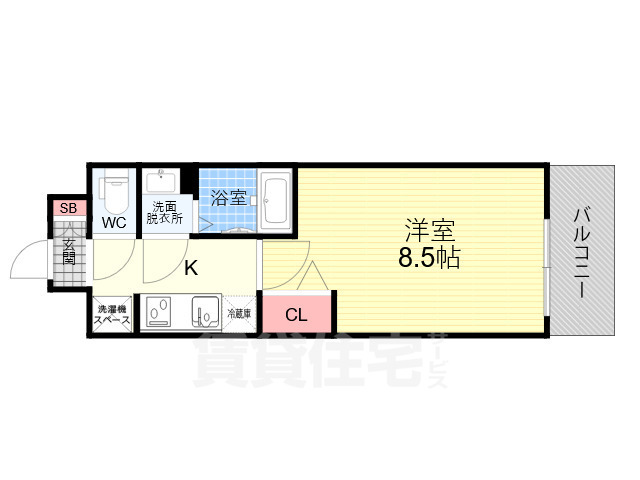 SOLCRESTTAPP伏見の間取り