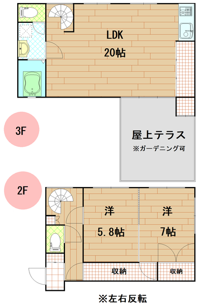 メープルコートの間取り