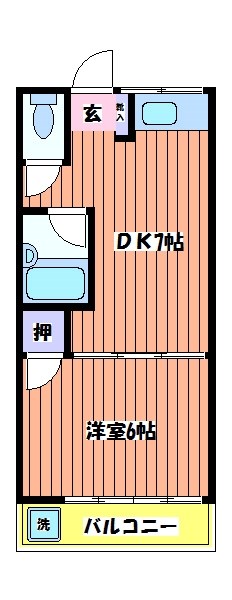 昭島市朝日町のマンションの間取り