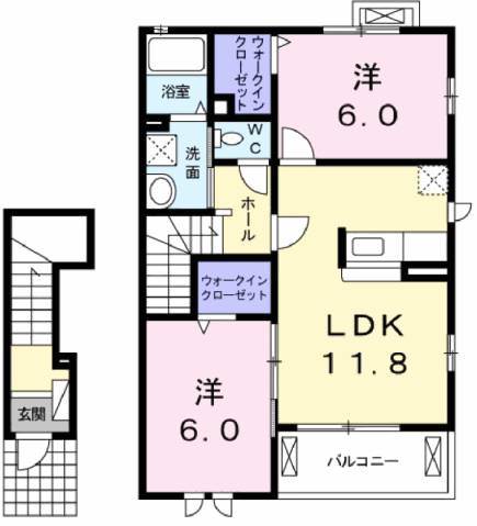 サニーヒルの間取り