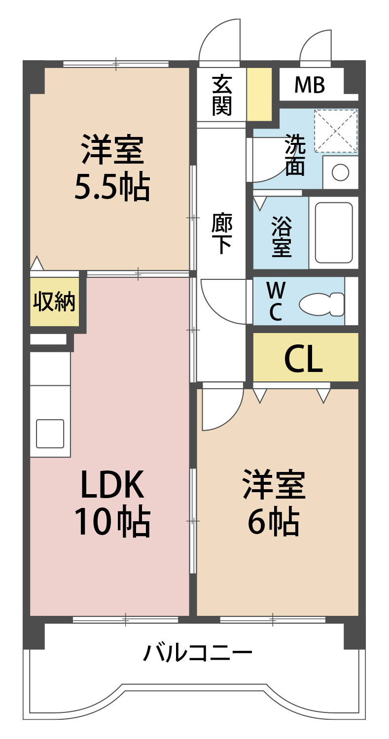 スターメゾン古国府の間取り