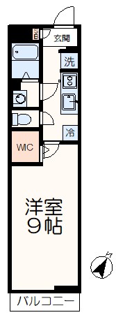 ヴィラ南大沢の間取り