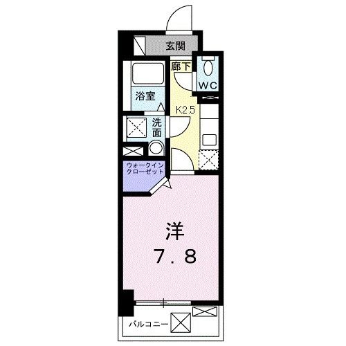 名取市飯野坂のマンションの間取り