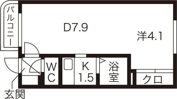 カサデューク澄川81の間取り