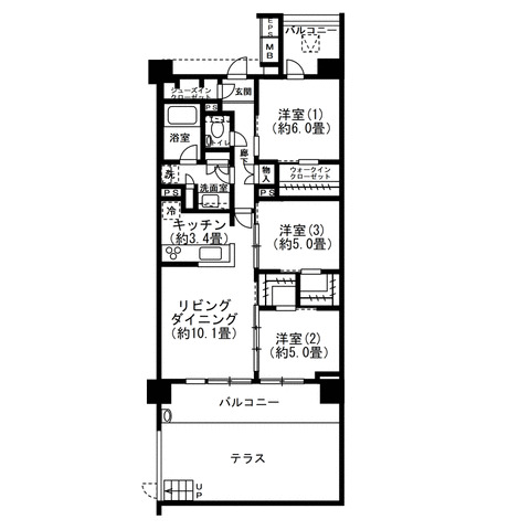 バウス上中里の間取り