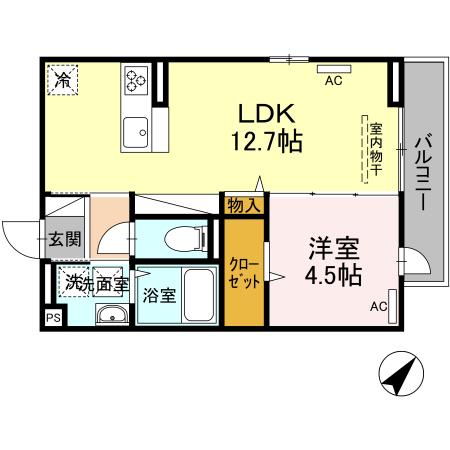 ワンパーパス維新公園の間取り