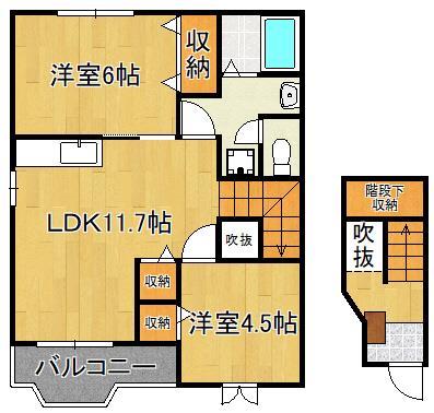 ヴィブレＡＲＩＴＡの間取り