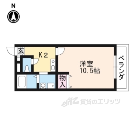 アンプルールチェリーの間取り