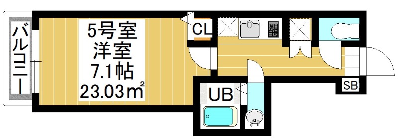 ブルックリンズ西千葉の間取り