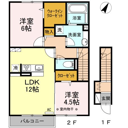 kafuu residence Bの間取り