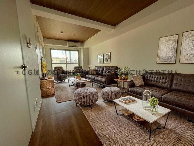 居室・リビング　家具はＣＧ加工です