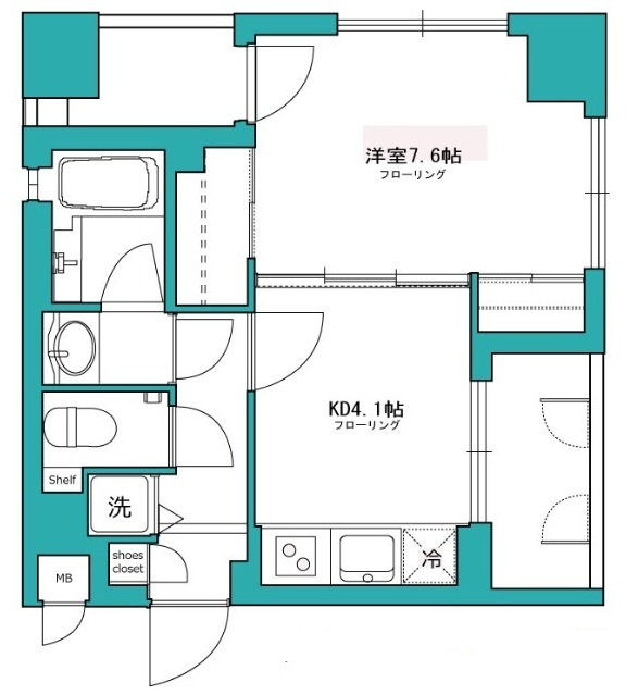 レガロ新御徒町ステーションパレスの間取り