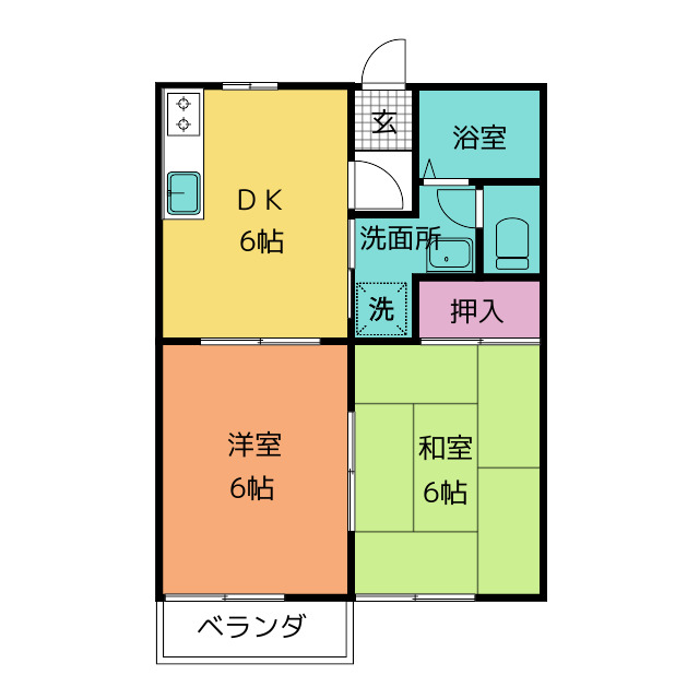 アリエスの間取り