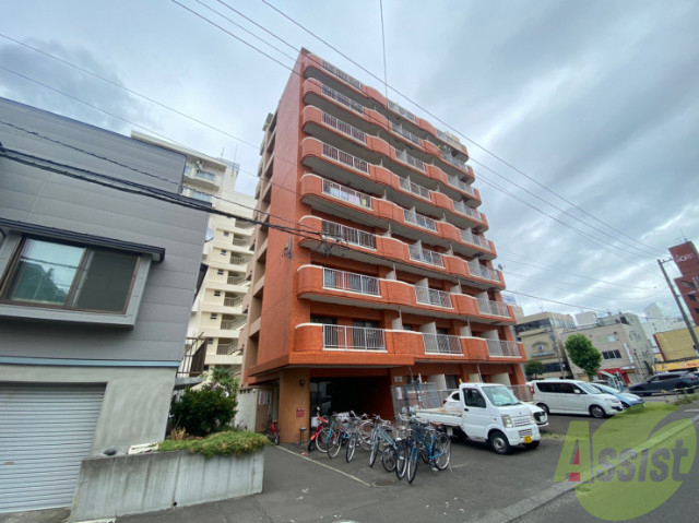 建物外観　札幌市北区北２５条西「クレセント細川北２５条」