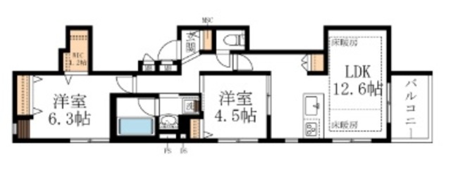 AI・Grandir逗子の間取り