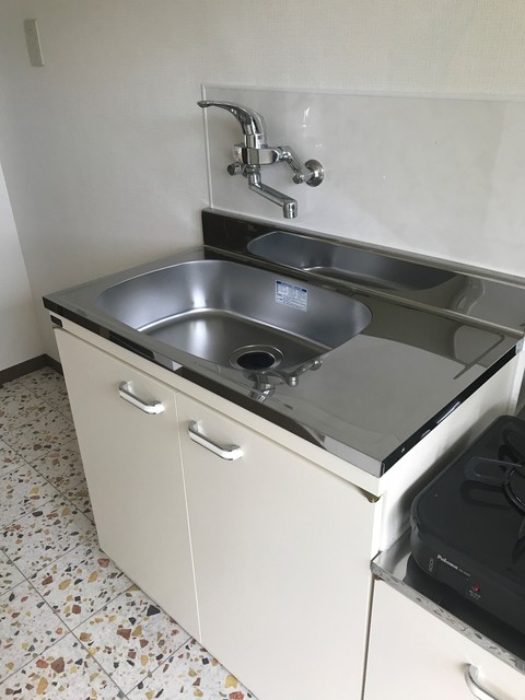 キッチン　調理スペースも確保できるキッチン