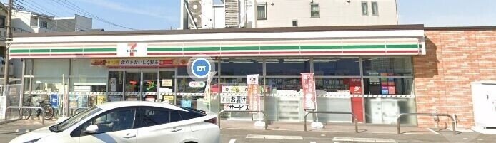 コンビニ　セブンイレブン吹田東御旅町店（コンビニ）まで76m