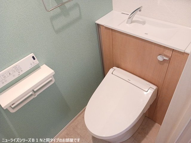 トイレ　ゆったりとした空間のトイレです