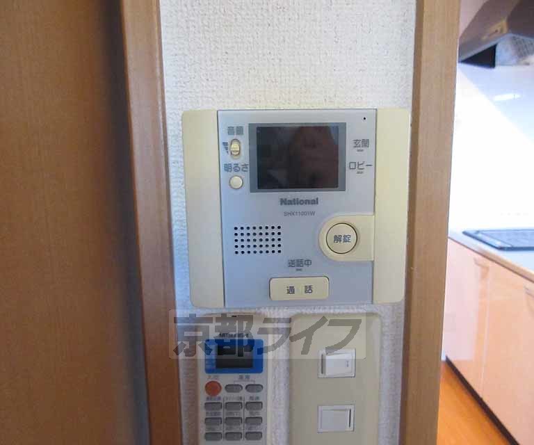 セキュリティ　モニター付きで安心！