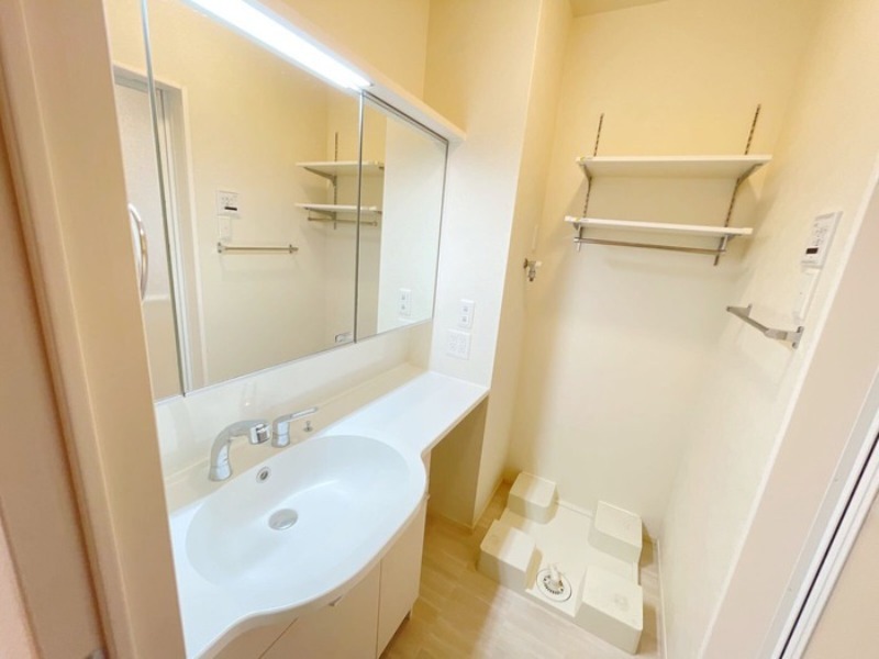 洗面設備　図面と現状に相違がある場合には現状を優先