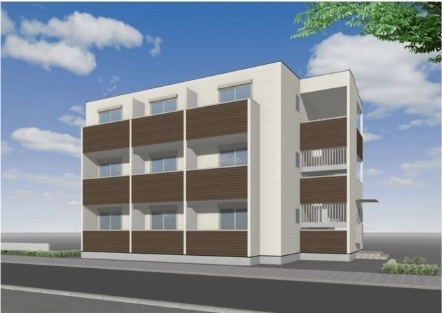 建物外観　完成パース