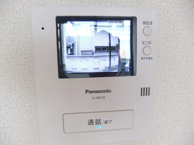 セキュリティ　モニター付きインターホン