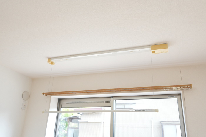 その他設備　室内物干しです。