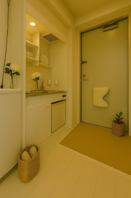 玄関　反転ＡＩイメージ図です。