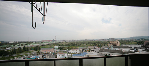 眺望　バルコニーからの眺望　※2008年10月の写真