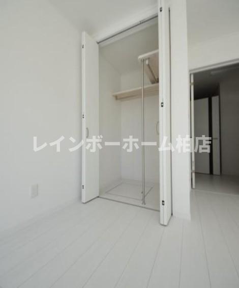 収納　ウォークインクローゼットです