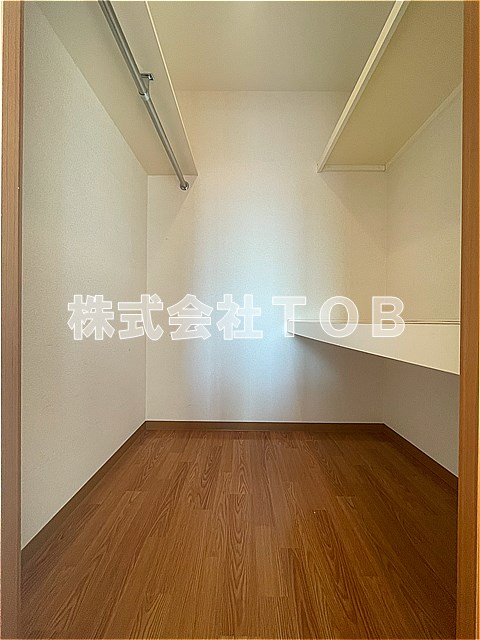 収納　洋室7.2帖　ウォークインクローゼット※クリーニング中の撮影