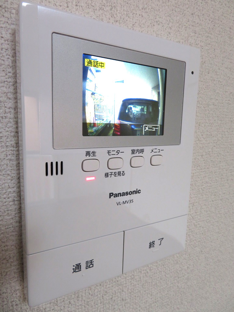セキュリティ　モニター付きインターホン