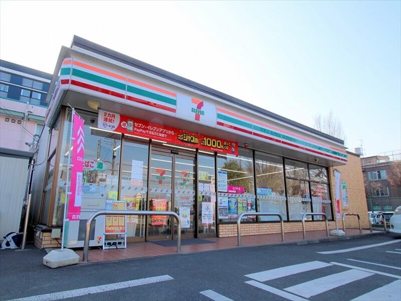 コンビニ　セブンイレブン 朝霞東洋大学前店（コンビニ）まで518m
