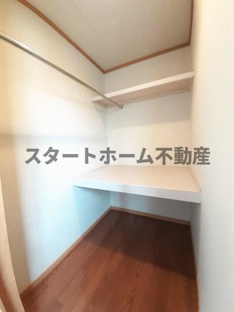 収納　たっぷりとした収納スペースです