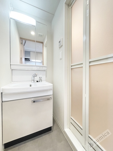 洗面設備　シャンプードレッサー・忙しい朝も快適です♪